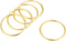 uxcell O Ring Buckle 40mm(1.6") ID 3mm Thickness Zinc Alloy O-Rings for Hardware Bags Belts Craft DIY Accessories, Gold Tone 5pcs...