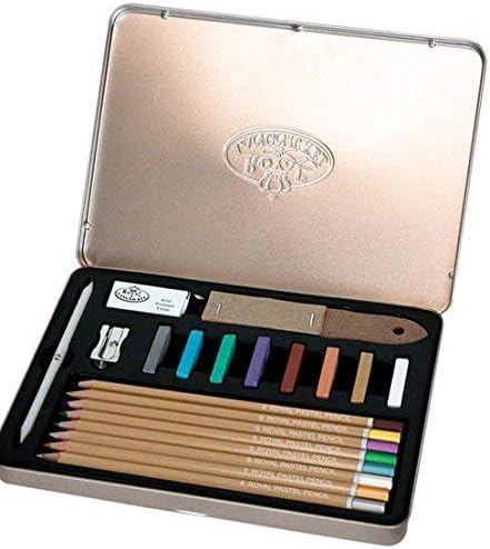 Royal & Langnickel Pastel Pencil Art Set W/Tin...
