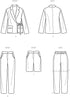 Simplicity Misses' Jacket, Pants and Shorts Sewing Pattern Kit by Mimi G Style, Code S9714, Sizes 18-20-22-24-26, Multicolor...