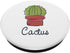 Cactus Cacti Succulent Floral Kawaii Cute Plant Lover Gifts PopSockets PopGrip: Swappable Grip for Phones & Tablets...