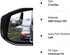 POMFW Blind Spot Mirror, 2 inch Rearview Convex Side Mirrors for Cars SUV Truck Van Stick on 3M Adhesive, Rear View HD Glass Frameless Sway Rotate...