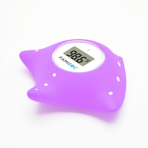 Famidoc Baby Bath Thermometer with Room Thermometer New Upgraded Sensor Technology for Baby Bath Tub Floating Toy Thermometer (Purple)...