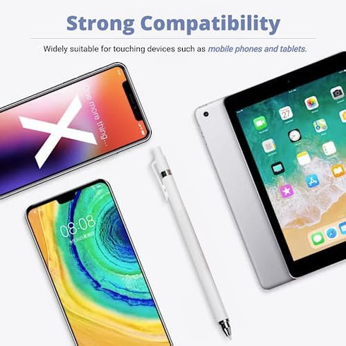 Universal Stylus Pen, Battery Free Touch Screens Stylus Pencils with High Sensitivity & Palm Rejection, Double Headed Phone Tablet Pen for Huawei ...