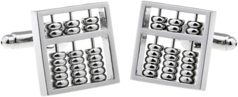 Abacus Cufflinks Beads Really Moves Pair Cufflinks a Counting Frame Nepohualtzintzin Suanpan...