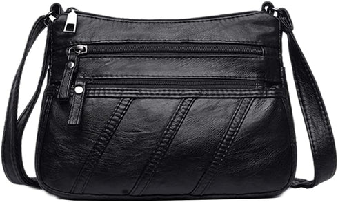 Crossbody Bags for Women Waterproof Shoulder Bag Messenger Bag Casual PU Leather Ladies Purse Handbag Cross Body Hand Bag...