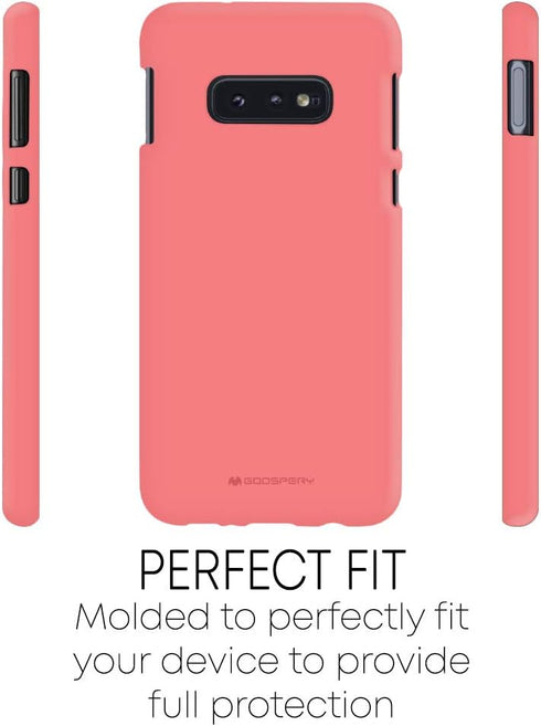 GOOSPERY Soft Feeling Jelly for Samsung Galaxy S10e Case (2019) Silky Slim Bumper Cover (Flamingo)...