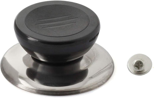 Universal Pot Lid Cover Knob Handle,Stainless Steel Base Circular 5.3cm x 7cm Dia - Kitchen Cookware Replacement Pan Pot Handgrip Lid Knob Cap...