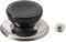 Universal Pot Lid Cover Knob Handle,Stainless Steel Base Circular 5.3cm x 7cm Dia - Kitchen Cookware Replacement Pan Pot Handgrip Lid Knob Cap...