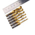Titanium Combination Tap Drill Bit Set 6 Pcs Multi-Function Bit Set...