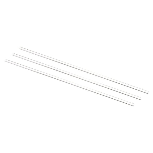MECCANIXITY 3.3 Borosilicate Glass Stick 11.81" Length 5mm Dia Stir Rod Mixing Tools with Both Ends Round for Lab Kitchen Science 3Pcs...