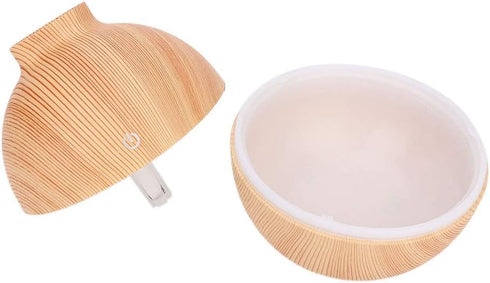 Mini Humidifiers, 130ml USB LED Aroma Essential Oil Diffuser Dry Burning Resistant Desktop Humidifier Aromatherapy Fragrant Oil Humidifier Vaporiz...