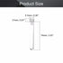 Othmro 100Pcs Clear Plastic Test Tubes with White Caps, 12mmx75mm Mini Test Tubes with Lids, for Jewelry Seed Beads Powder Spice Liquid Experiment...