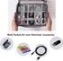 Cable Organizer, Water-repellent Charger Organizer Travel Case, Electronic Accessory Bag with Removable Dividers (Grey)...