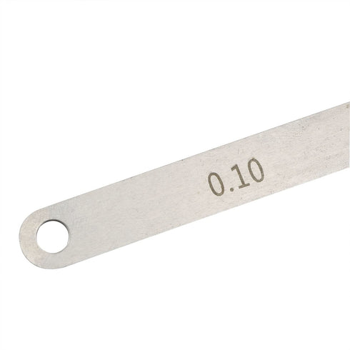 Feeler Gauge PZRT 2pcs 0.1mm and 2pcs 0.2mm Metric Thickness Feeler Gauge Gap Measuring Tool Metric Filler Thickness Gage Measurement Tool...