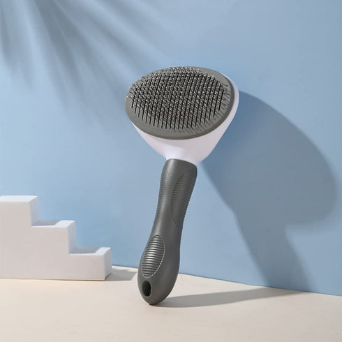 Peine para perros y gatos, cepillo para quitar el pelo de los animales, elimina el pelo de las mascotas (Grey)...