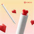 Kaco FIRST Gel Ink Pens, Pack of 2 Pieces Cute Stationery Heart Pen Set with Extra 4 Black Refills Quick Drying School Office Supplies Valentine's...
