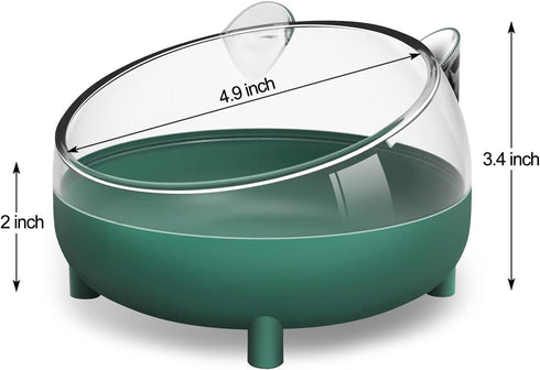 Hamster Food Bowl, Elevated Tilted Pet Feeder, Reduces Neck Strain, Suitable for Dwarf Hamsters, Gerbils, Mice, Puppies, and Other Small Animals...