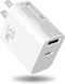 Dual USB C 33W Fast Wall Charger, Mini Block Power Brick Type C Wall Adapter Plug Qc3.0 for iPhone 13 12 11 Pro Max Xs Xr X, ipad Pro, Airpods Pro...