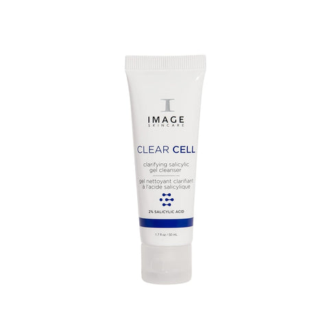 IMAGE Skincare, CLEAR CELL Salicylic Gel Cleanser, Gentle Foaming Face Wash Removes Excess Oil and Shine for Oily Prone Skin...
