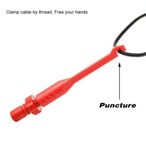 Electronic Wire Piercing Probe Clip for Automotive Diagnostic Tester Tool, Puncture Wire Back Probe Pins Insulation for Car Circuit Detection Blac...