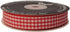 Red and White 100% Polyester Gingham Ribbon 25 Yards Each Roll (5/8", red)...