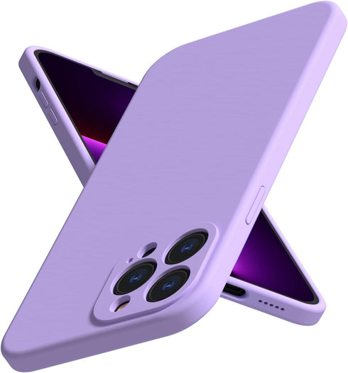 ABITKU Silicone Compatible with iPhone 13 Pro Case 6.1 inch 2021, with Camera Protection, Liquid Silicone Gel Rubber Full Coverage Phone Case with...