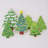 Christmas and Holiday Tree Cookie Cutters 4-Pc Set, Made in USA by Ann Clark...