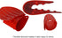 Multipurpose Silicone Iron Rest Pad for Ironing Board Hot Resistant Mat,Silicone Heat Resistant Iron Rest Pad (Red)...