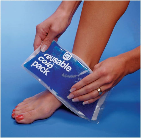 Theramed Reusable Soft Gel Cold Pack for Injuries - Gel Ice Pack for Pain Relief and Swelling Reduction - Long Lasting and Easy to Use Ice Pack fo...