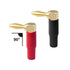 VCELINK Right Angle Banana Plugs 4 Pairs/8 Pack, 90 Degree 4mm 24K Gold Plated Dual Screw Type Speaker Connector for Speaker Wire, Red and Black...