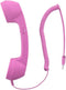Retro 3.5mm Telephone Handset Cell Phone Receiver Mic Microphone Speaker for iPhone iPad Mobile Phones Cellphone Smartphone (Pink)...