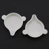 2PCS Jewellery Tool Diamond Electronic Balance Scales Weighing Powder Trays White Narrow Mouth Plastic Weighing Trays for Weighing Liquids and Pow...