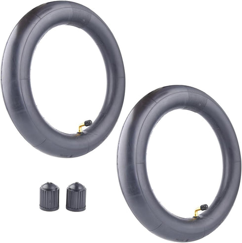 RUTU 12.5x2.75 Inner Tubes Set - Heavy Duty Inner Tubes Replacement for Electric Dirtbike, Scooter, Kids Bicycle, Stroller - Angled Copper Valve, ...