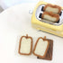 5 Pcs Cute Crochet Scrubbers, Toast Shaped No Odor Non-Scratch Reusable Scrub for Kitchen and Household Use Double Layered Scrubbers Cleaning Wash...