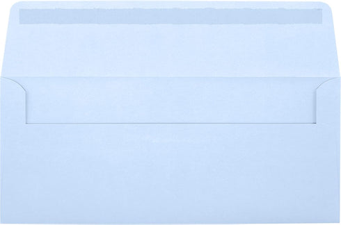 LUXPaper #10 Business Window Envelopes | 4 1/8" x 9 1/2" | Baby Blue | 80lb. Text | 50 Qty...