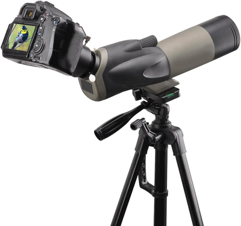 Adjustable Extension Spotting Scope Camera Adapter Mount for Nikon SLR Camera - with T-Ring - for Birding and Photography...