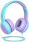 gorsun Kids Headphones with Limited Volume, Cat Ear Toddler Headphones, Wired Headphone Over Ear for Boys and Girls,Stereo Sound Foldable 3.5mm He...