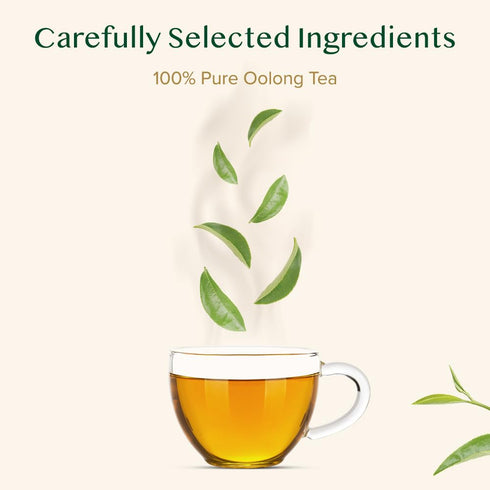 VAHDAM White Mountain Oolong Tea Loose Leaf (25 Cups/1.76oz) Pure Oolong Tea Leaves | High Elevation Grown | Vacuum Sealed | Brew Hot, Iced, Kombu...