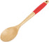 Chef Craft Premium Silicone Handle Wooden Spoon, 14 inch, Red...