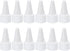 PATIKIL 18/410 Twist Bottle Caps, 12Pcs Plastic Ribbed Edge Squeeze Bottle Replacement Caps with Foam Gasket for Paint Lids Glue Dispensing Bottle...