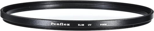 PATIKIL 95mm UV Filter, 2 PCS UV Protection Filter SLIM UV Protection Camera Lens Filter Aluminum Optical Camera Accessory Crystal Clear Pics for ...
