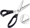 Dressmaking Sewing Craft Scissors, Professional Stainless Steel Pinking Shears Comfort Grip, Serrated & Scalloped Blades Cut Tailor Decorative Too...