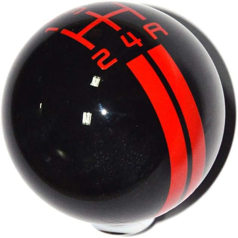 5 Speed Red line Shift Knob Black Car Gear Stick Shift Shifter Knob Automatic Manual Shifter Knob Suitable for Most Transmission Vehicles...