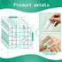 100 Pieces Hand Palette makeup artist supplies Single Use Makeup Hand Palette Makeup Mixing Palette Makeup Artist Must Haves Transparent Waterproo...