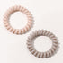 Spiral Hair Ties 20 Pieces No Crease Coil Hair Ties No Damage Phone Cord Hair Ties Elastics Hair Coils Traceless Plastic Hair Bands Spiral Bracele...