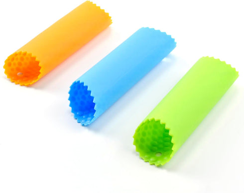 Garlic Peeler, 3Pack Silicone Garlic Roller, Garlic Skin Remover Roller, Kitchen Utensils, Garlic Tube Rollers Skin Remover (Yellow, Green, Blue)...
