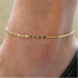 Gold Chain Ankle Bracelets for Women Minimalist Thin Anklets Jewelry Beach Summer Anklet Waterproof...
