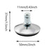 DZS ELEC 5Pcs Office Chair Bells Slide to Replace Rotating Casters to Fixed Casters, Adjustable Castor Low Profile Stool with Separate Felt Pads...