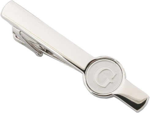 Men Tie Clip 2.1 Inch Silver plated Stainless 26 Letters A-Z + Gift Box...