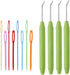 4 Sets Knitting Loom Hooks, Crochet Hook Set with 8 Pieces Needles for Knifty Knitters ?......